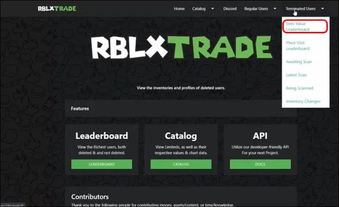 Как да видите забранени акаунти в Roblox
