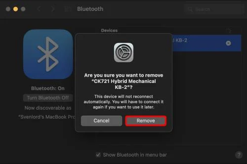Как да изключите Bluetooth клавиатура от Mac