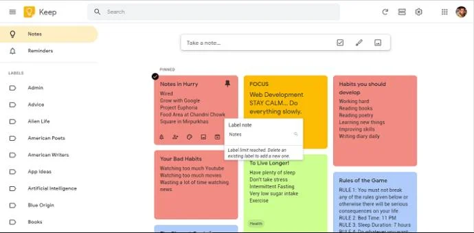 Ποια είναι η διαφορά μεταξύ Google Keep και Tasks;