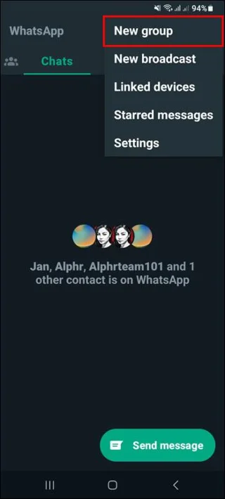 Как да добавите име в WhatsApp