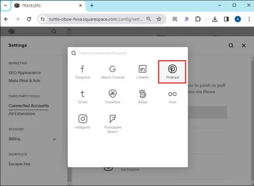 Как да свържете социални медии в Squarespace
