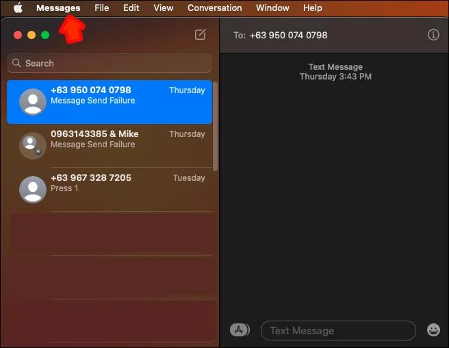 Как да коригирате контактите в IMessage, които не се показват на Mac