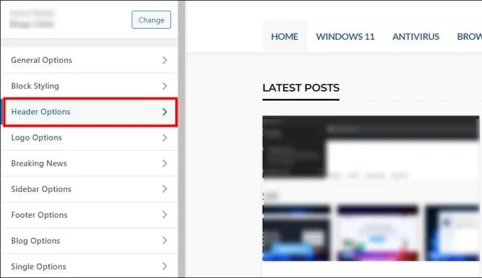 WordPress: Πώς να επεξεργαστείτε την κεφαλίδα