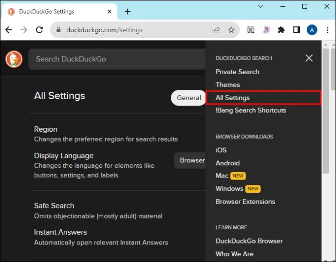 Как да изключите SafeSearch