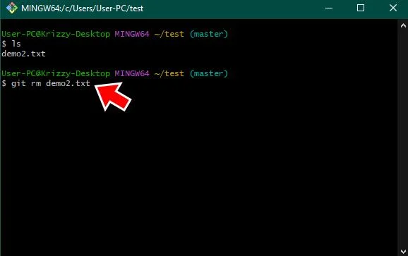Git: Как да премахнете файл от Commit