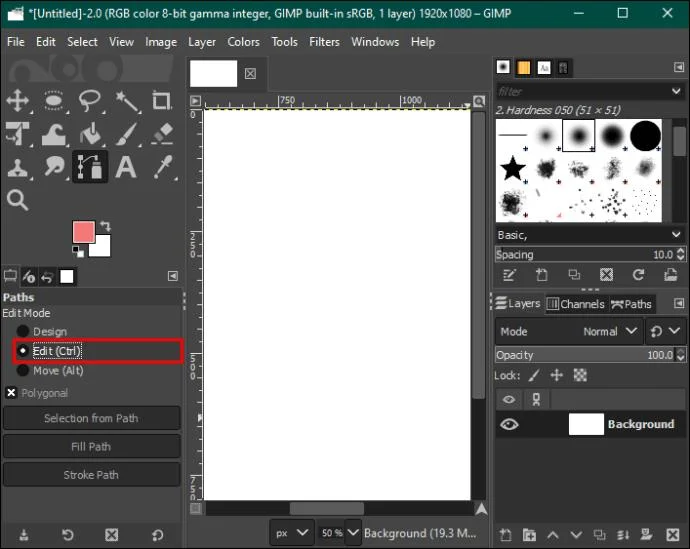 Как да използвате инструмента Path в GIMP