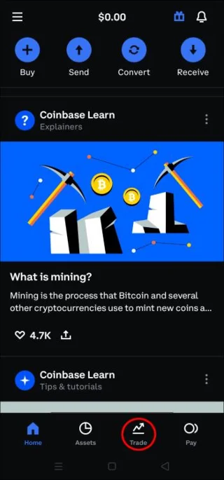 Как да намерите адреса на вашия портфейл в Coinbase