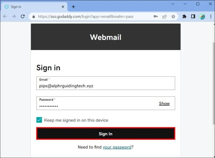 Как да настроите имейл с GoDaddy
