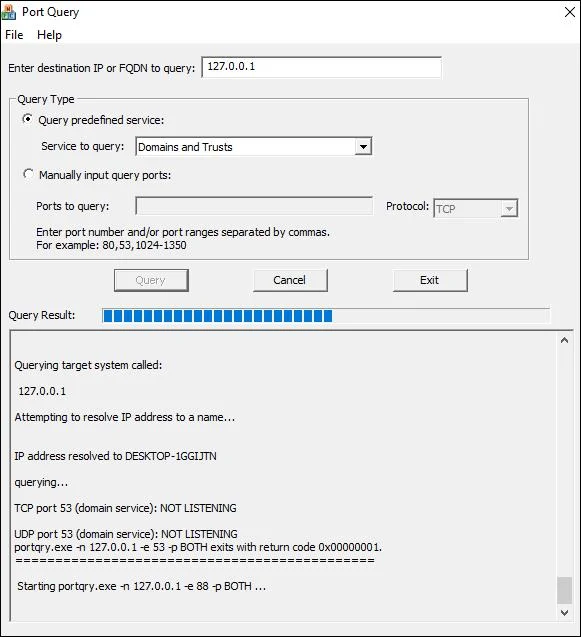 Hvernig á að athuga hvaða höfn eru opin á Windows 10 tölvu