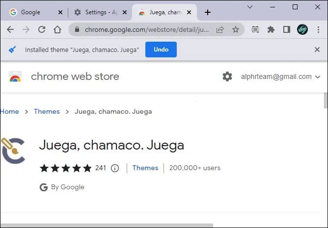 Как да промените цвета на раздела в Chrome
