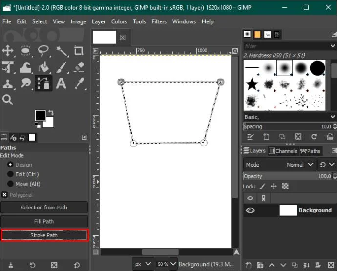 Как да използвате инструмента Path в GIMP