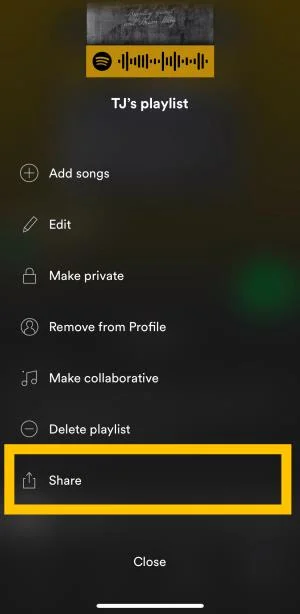 Как да споделите своя плейлист в Spotify