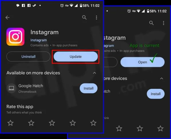 Изисква се предизвикателство за грешка в Instagram – какво да правя