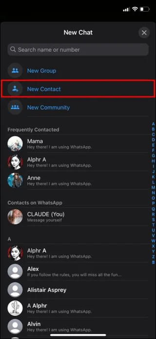 Πώς να προσθέσετε επαφές από το iPhone στο WhatsApp