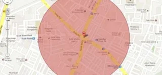 Как да нарисувате кръг с определен радиус в Google Maps