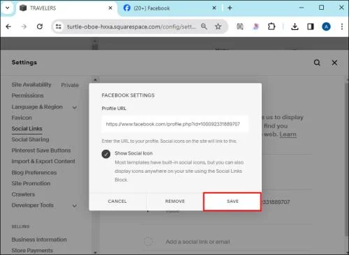 Как да свържете социални медии в Squarespace