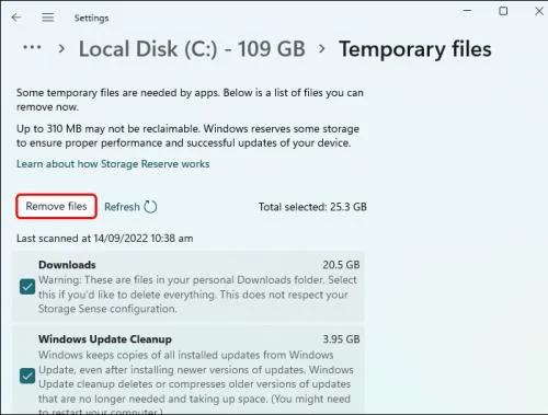 Hvernig á að eyða tímabundnum skrám á Windows 10 eða 11 tölvu