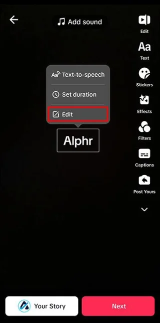 Как да промените или добавите текст в TikTok