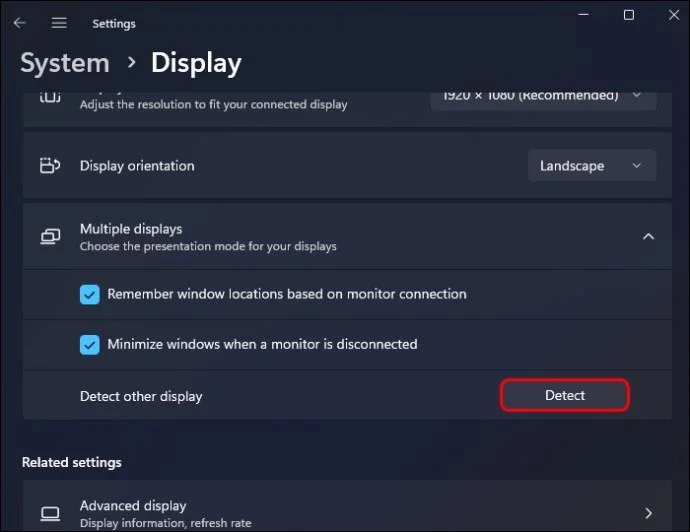 Как да коригирате компютър, който не открива телевизор през HDMI