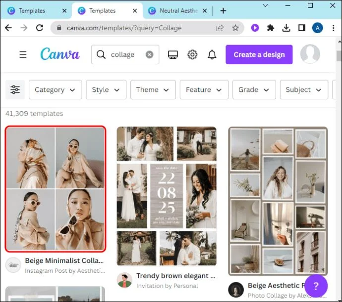 Πώς να φτιάξετε ένα κολάζ σε Canva