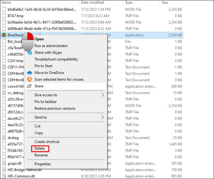 Как да изтриете главен екземпляр в BlueStacks