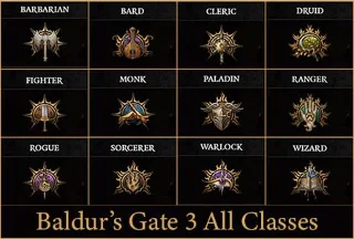 Όλες οι τάξεις στο Baldur'S Gate 3