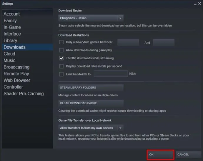 Недостъпна грешка в манифеста на Steam – как да коригирате