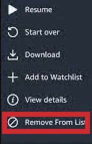 Как да премахнете вашата история и списък за гледане от Amazon Prime Video