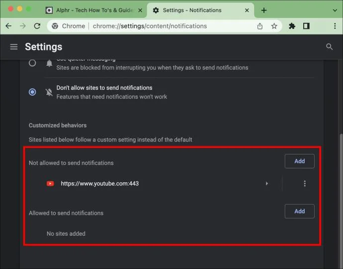 Πώς να απενεργοποιήσετε τις ειδοποιήσεις του Chrome