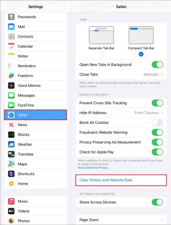 Как да изчистите кеша за приложения на iPad