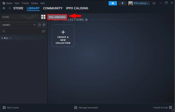 Как да направите колекция в Steam