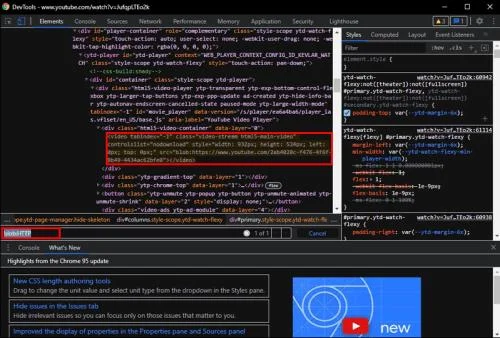 Как да изтеглите видео с петно ​​в URL адреса