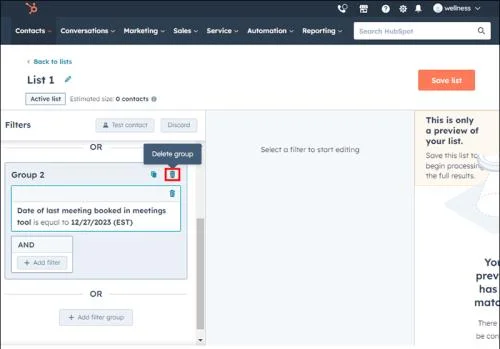 Πώς να δημιουργήσετε μια λίστα στο HubSpot
