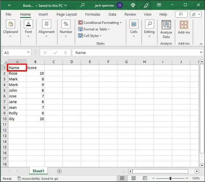 Как да разберете дали стойността е в списък в Excel