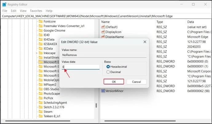 Hvernig á að fjarlægja Microsoft Edge í Windows 11