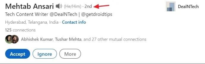 LinkedIn: Как да видите общи връзки