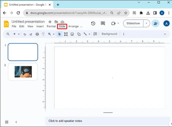 Как да промените формата на изображение в Google Презентации