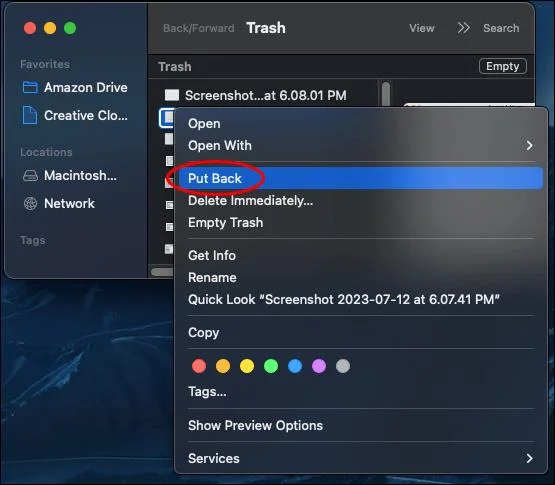 Как да възстановите изтрити файлове на Mac