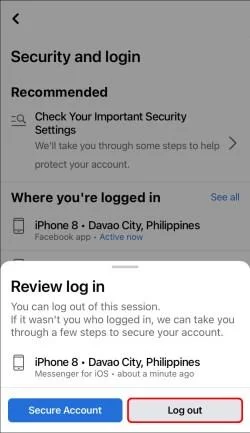 Πώς να αποσυνδεθείτε από το Facebook Messenger