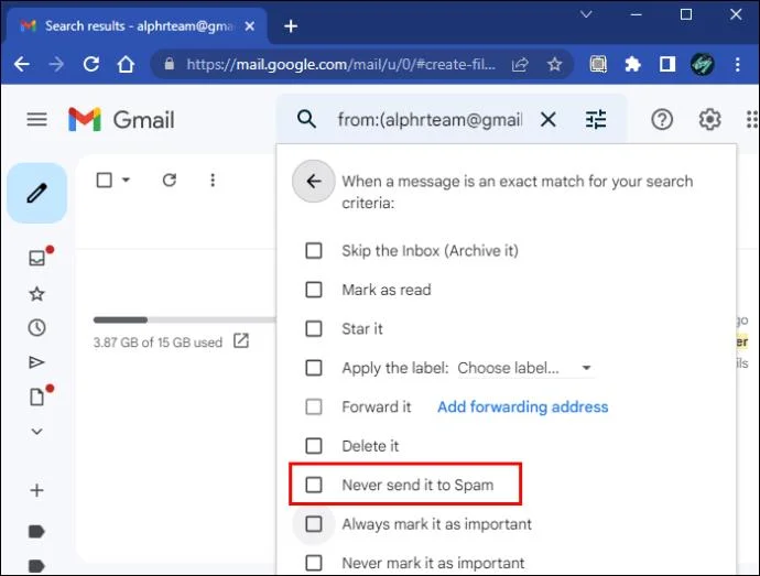 Как да коригирате Gmail, който не получава имейли