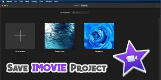 Πώς να αποθηκεύσετε ένα έργο στο IMovie
