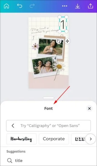 Как да добавите номера на страници в Canva