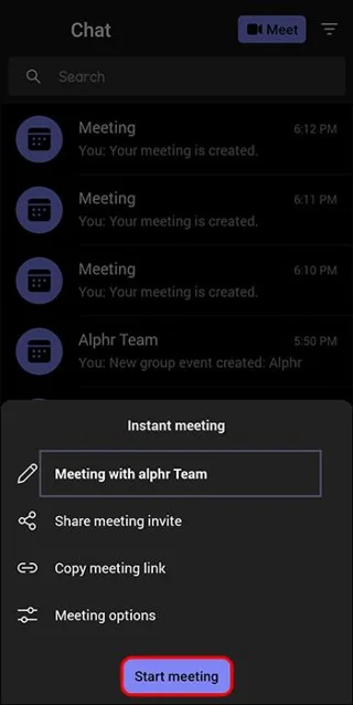 Как да организирате среща в Microsoft Teams