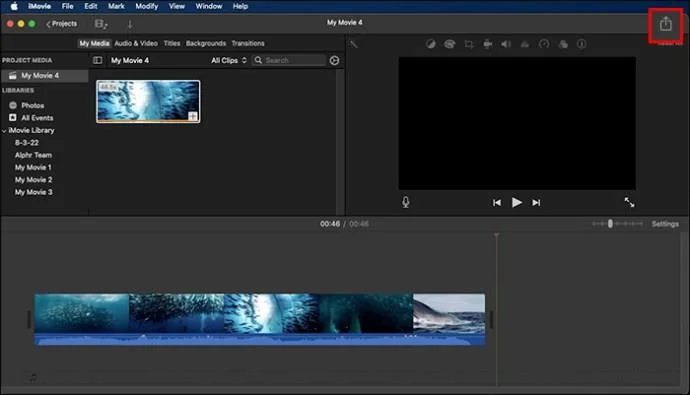 Πώς να αποθηκεύσετε ένα έργο στο IMovie