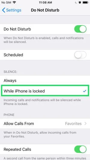 Πώς να απενεργοποιήσετε το Do Not Disturb στο iPhone