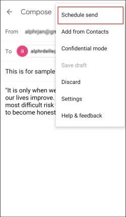 Как да насрочите имейл в Outlook