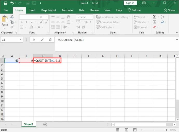 Как да разделим в Excel
