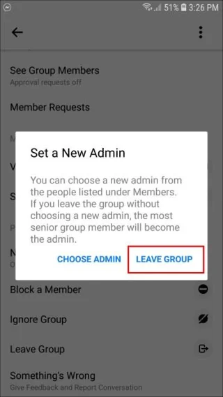 Как да напуснете група във Facebook Messenger