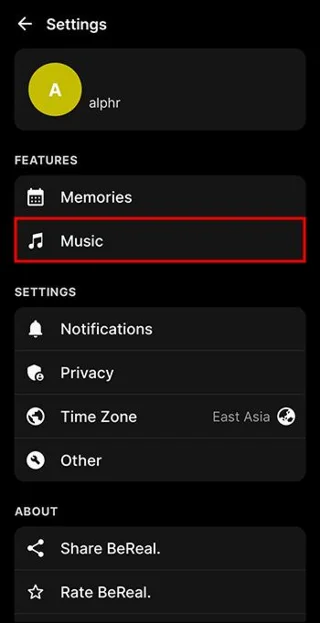 Как да промените акаунта в Spotify, свързан с BeReal