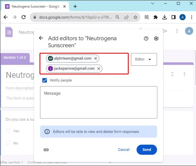 Φόρμες Google: Πώς να λαμβάνετε ειδοποιήσεις μέσω email
